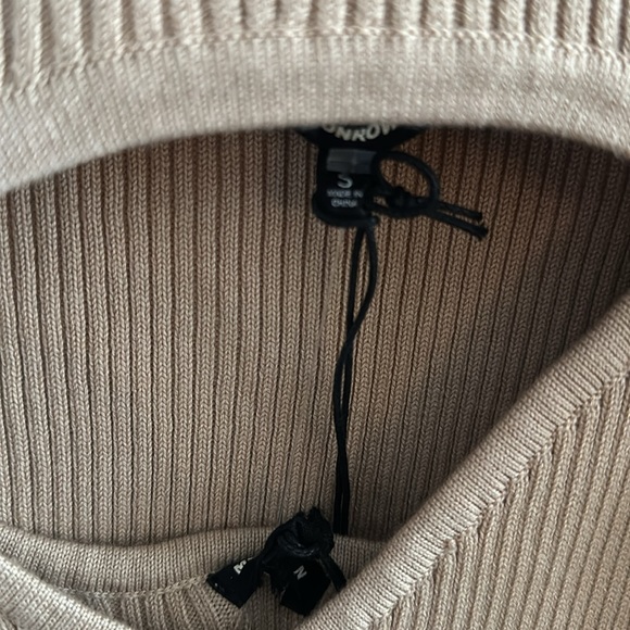 Monrow Ribbed Layered Mini Bodycon Dress - Picture 5 of 6